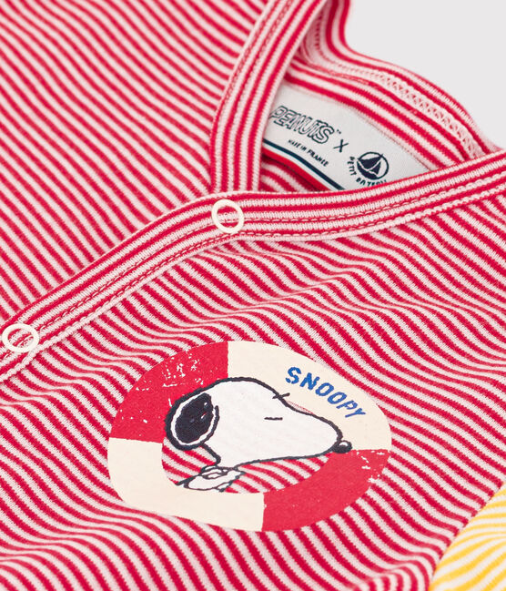 Combicourt Petit Bateau X Snoopy bébé en coton