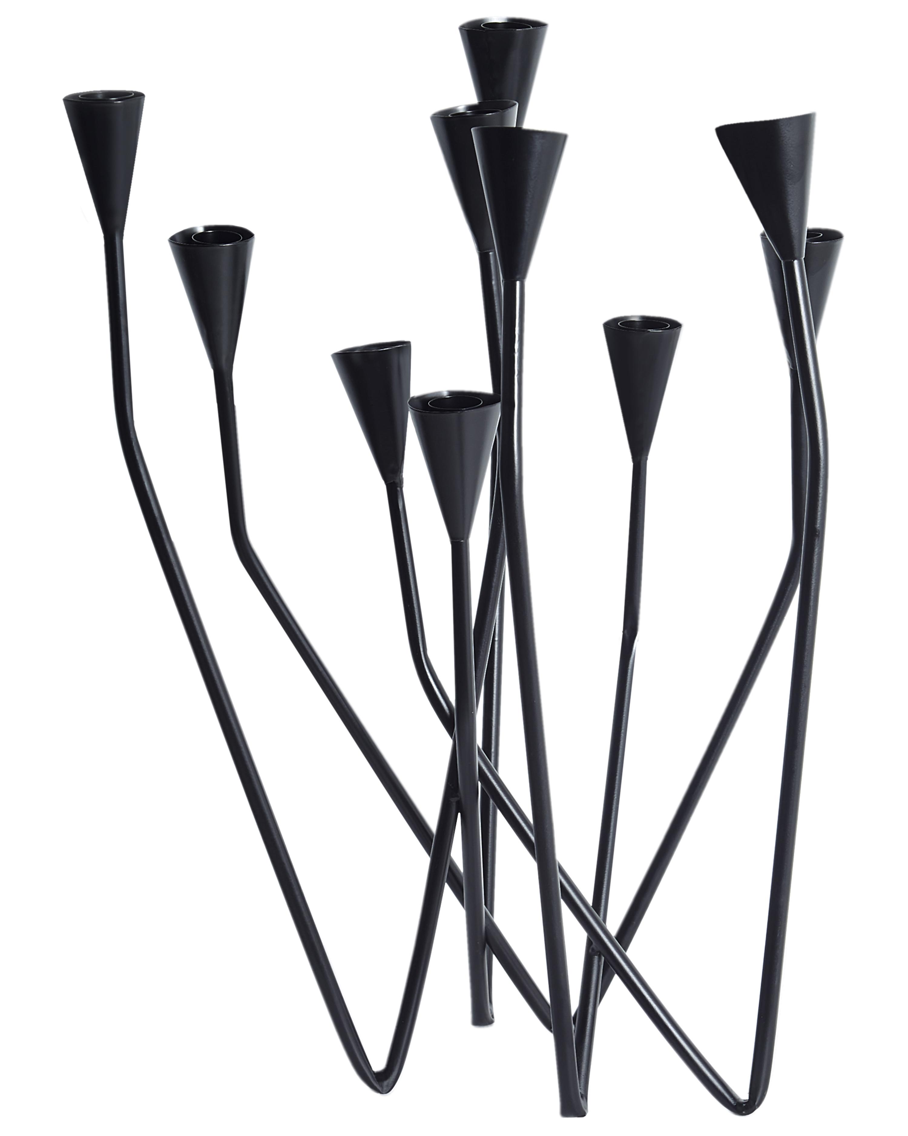 Kaarshouder MATOSINHOS Metaal 54 cm Zwart
