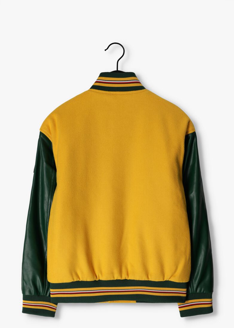 TOMMY HILFIGER gele tommy hilfiger jack u letterman varsity jacket