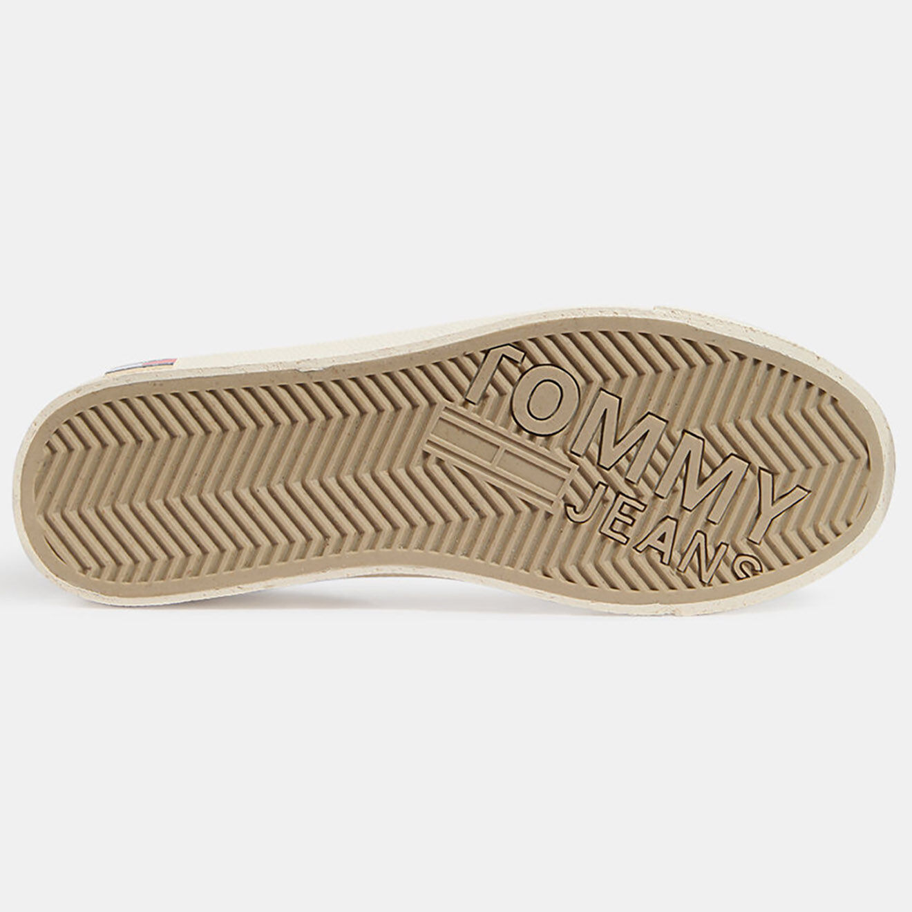 Tommy Jeans Baskets en Cuir Vulcanized blanches