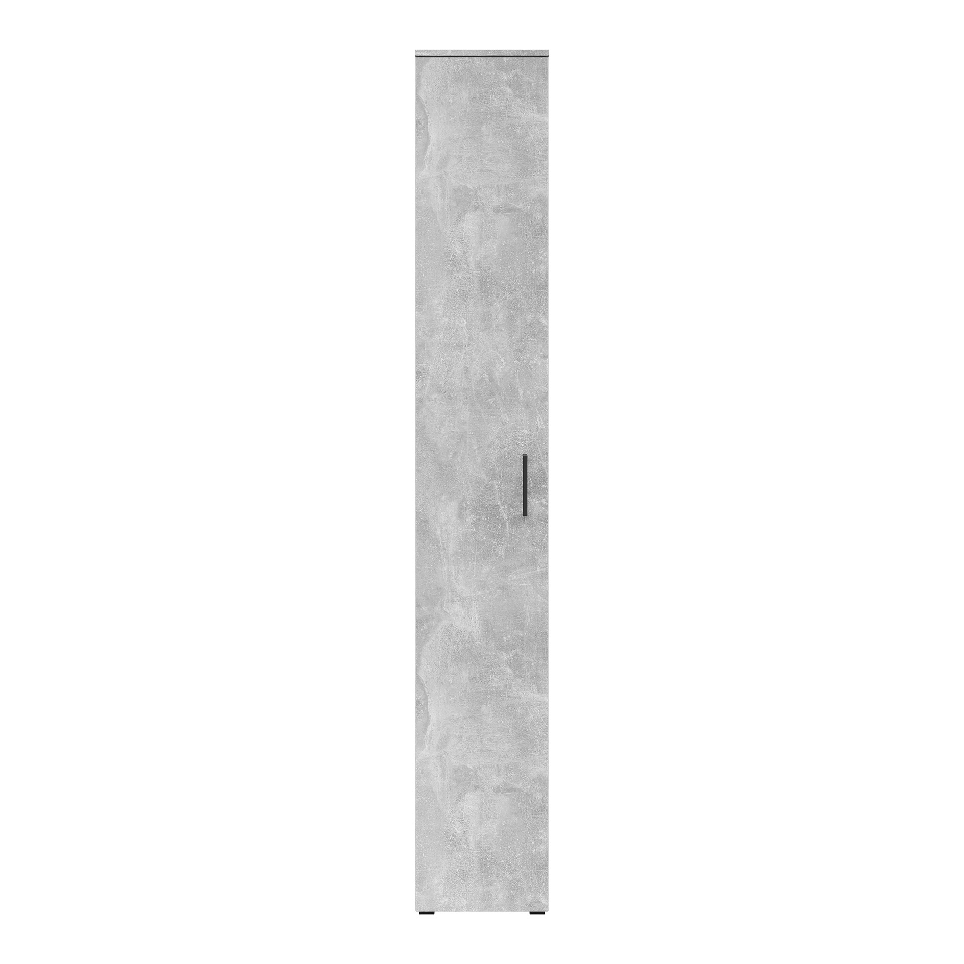 Drehtürenschrank - Betonoptik - Breite 30 cm