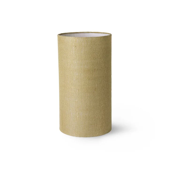 HKliving  - Tischleuchtenschirn Jute, Ø 22 cm, jade green