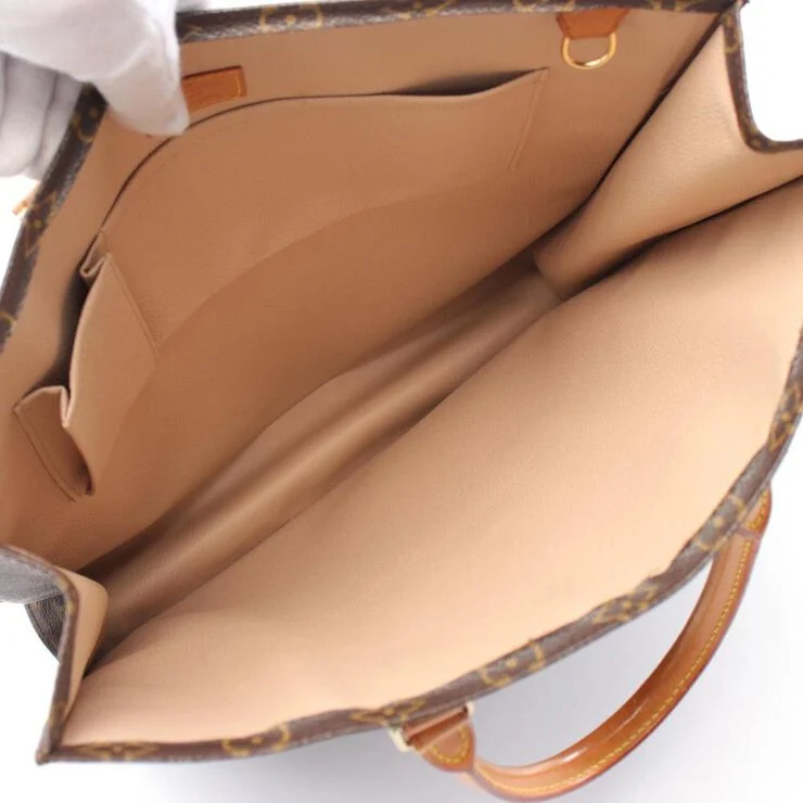 Louis Vuitton Vintage Louis Vuitton Sac Plat Brown