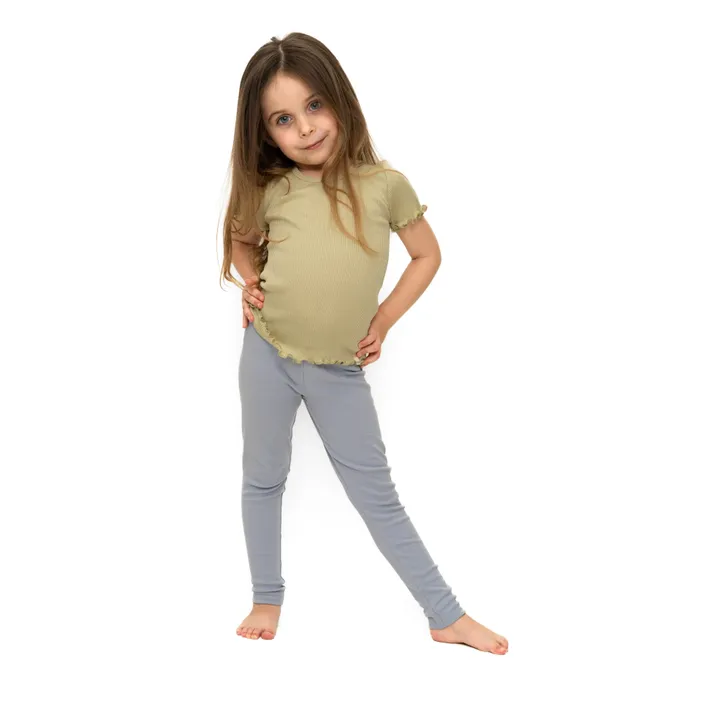 Minimalisma T-Shirt en Soie Blomst | Sable