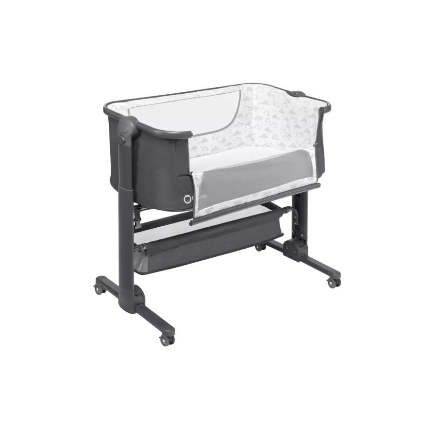 lionelo Beistellbett Timon Grey ohne Matratze