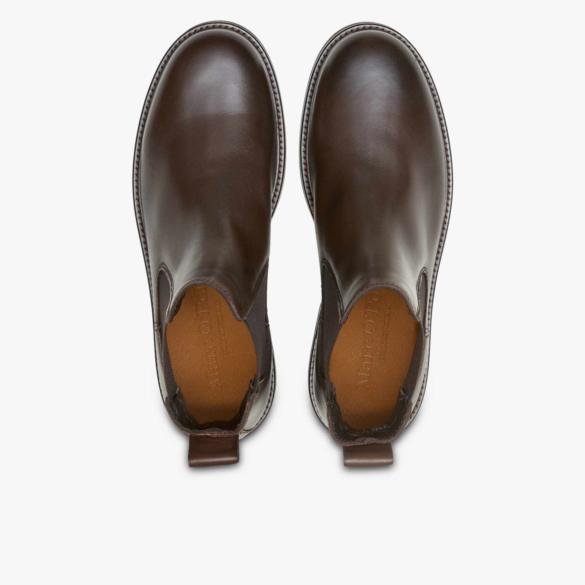 Marc O´Polo Herren Chelsea Boots braun