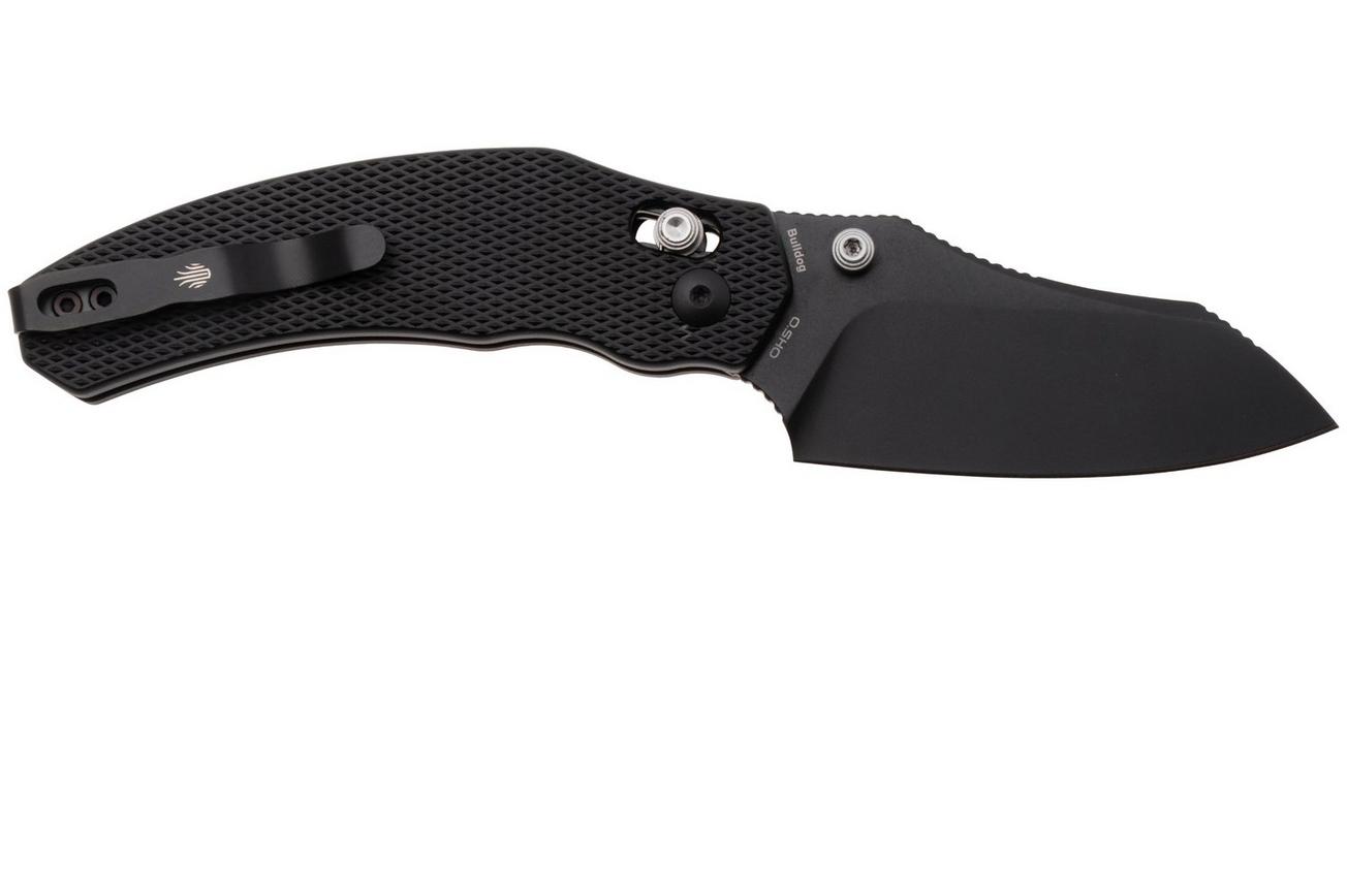 Kizer Vanguard Bulldog V3672A1 PVD Nitro-V, Black Aluminium zakmes, O.SHO design