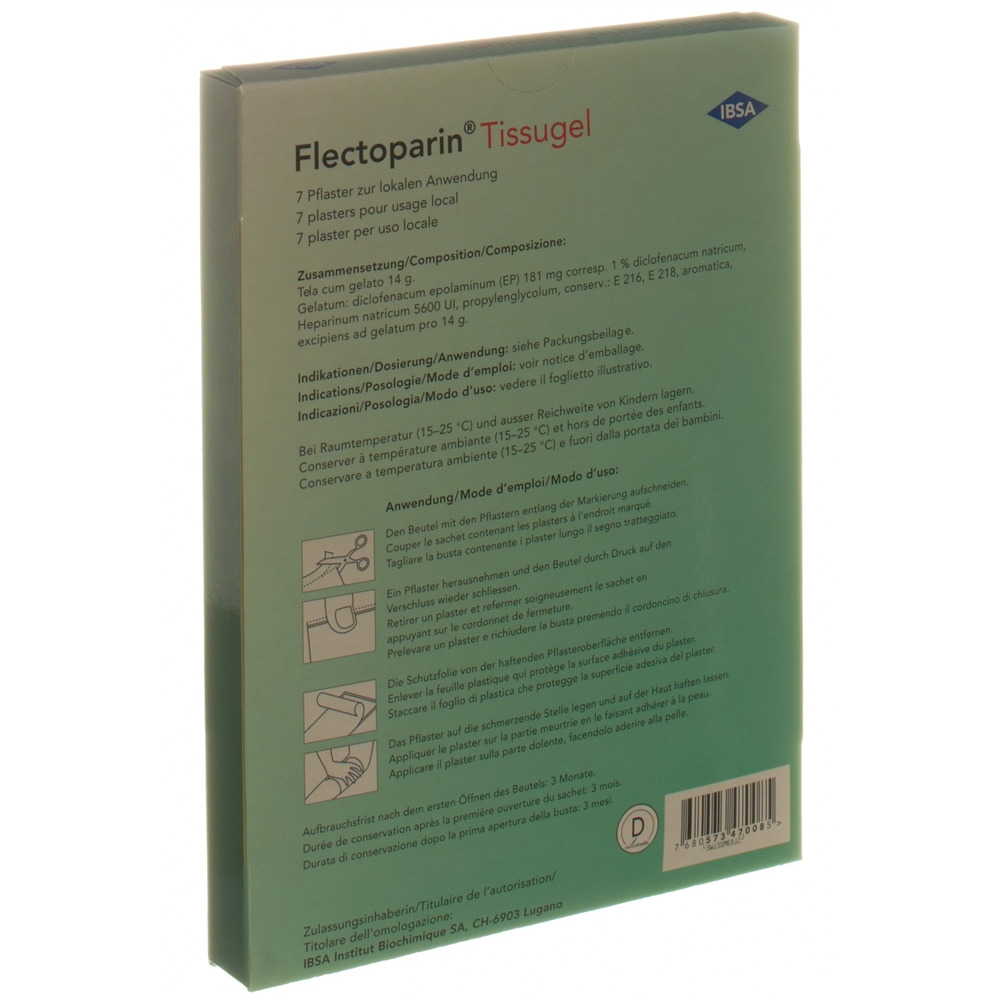 FLECTOPARIN Tissugel Pfl 7 Stk