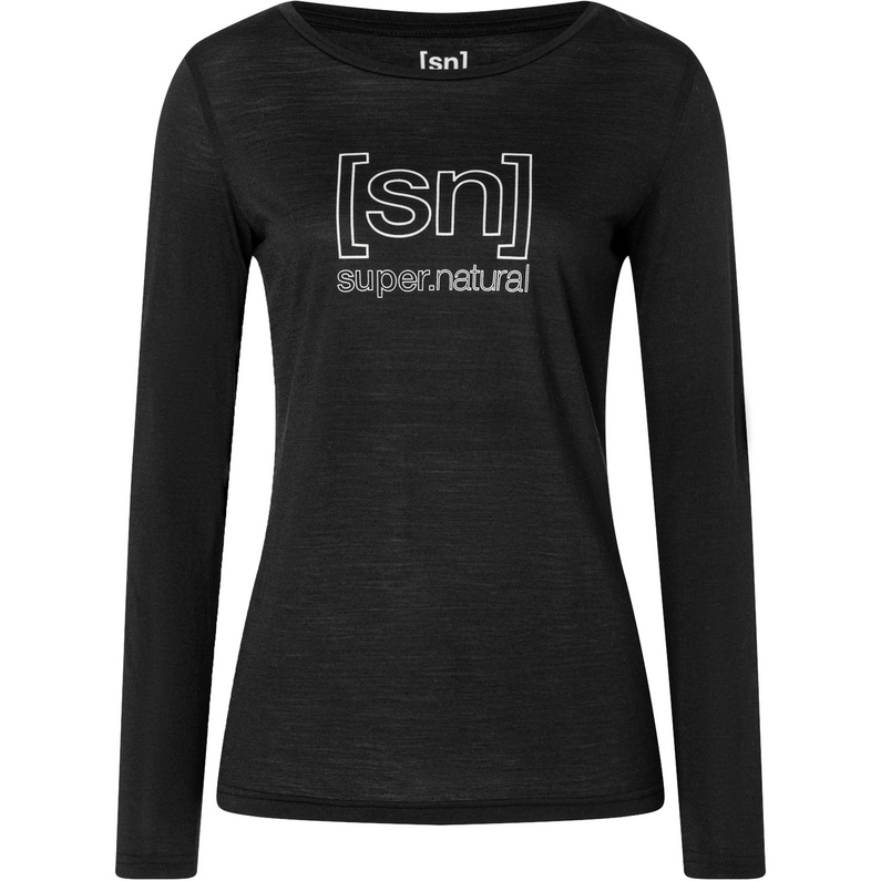 Super.Natural Damen The Essential Logo Longsleeve