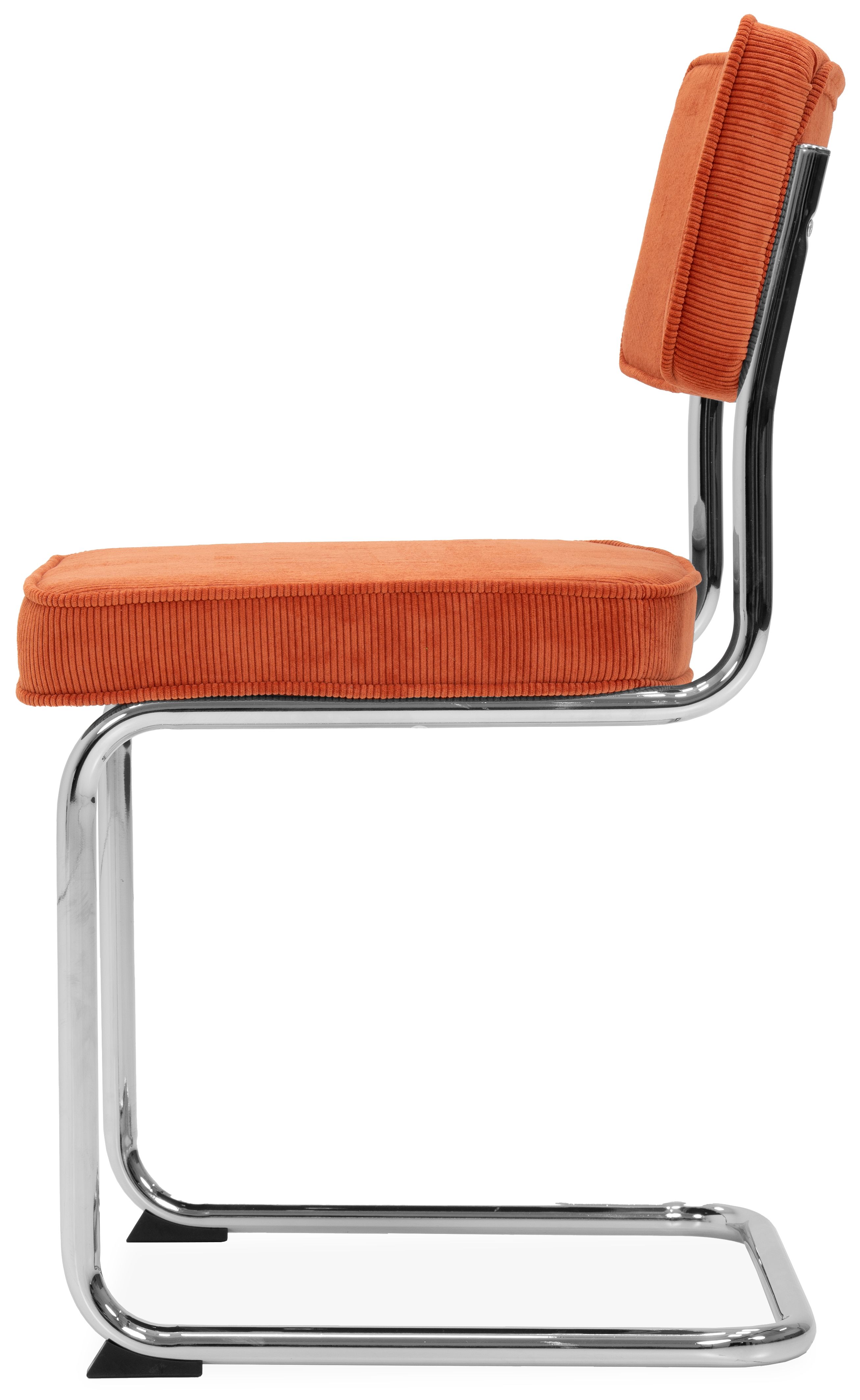 Eetstoel Oranje Yin B48 x D48 x H85 cm