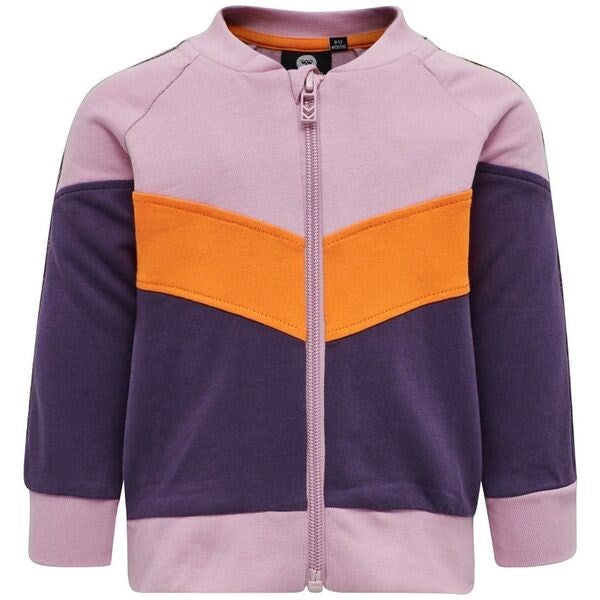 Veronica Sweet Grape Zip Cardigan - Hummel → Luksusbaby.dk