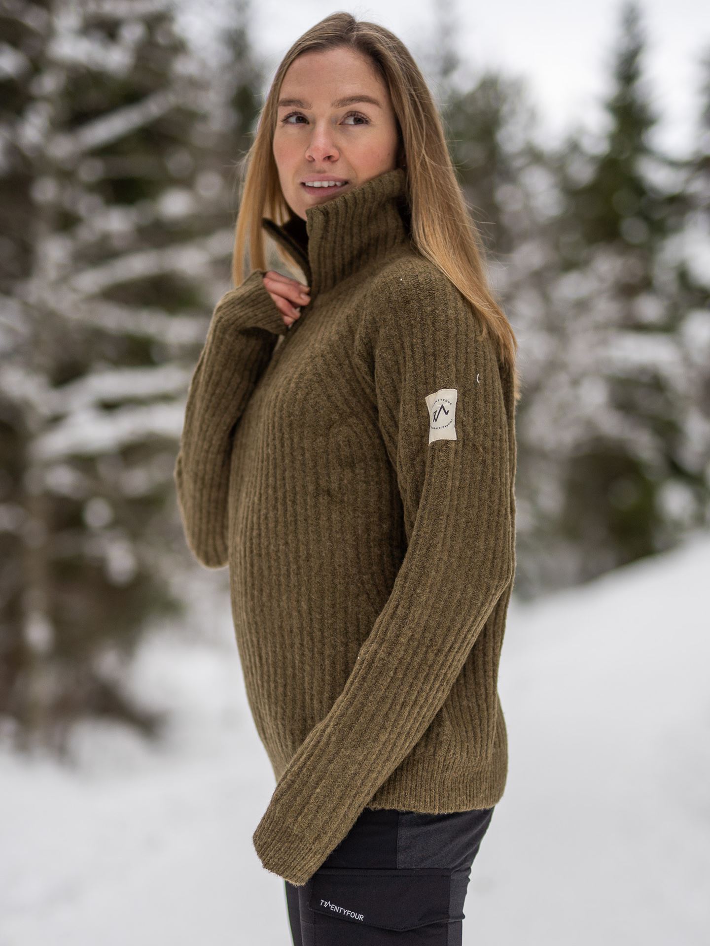1222 Half Zip Genser