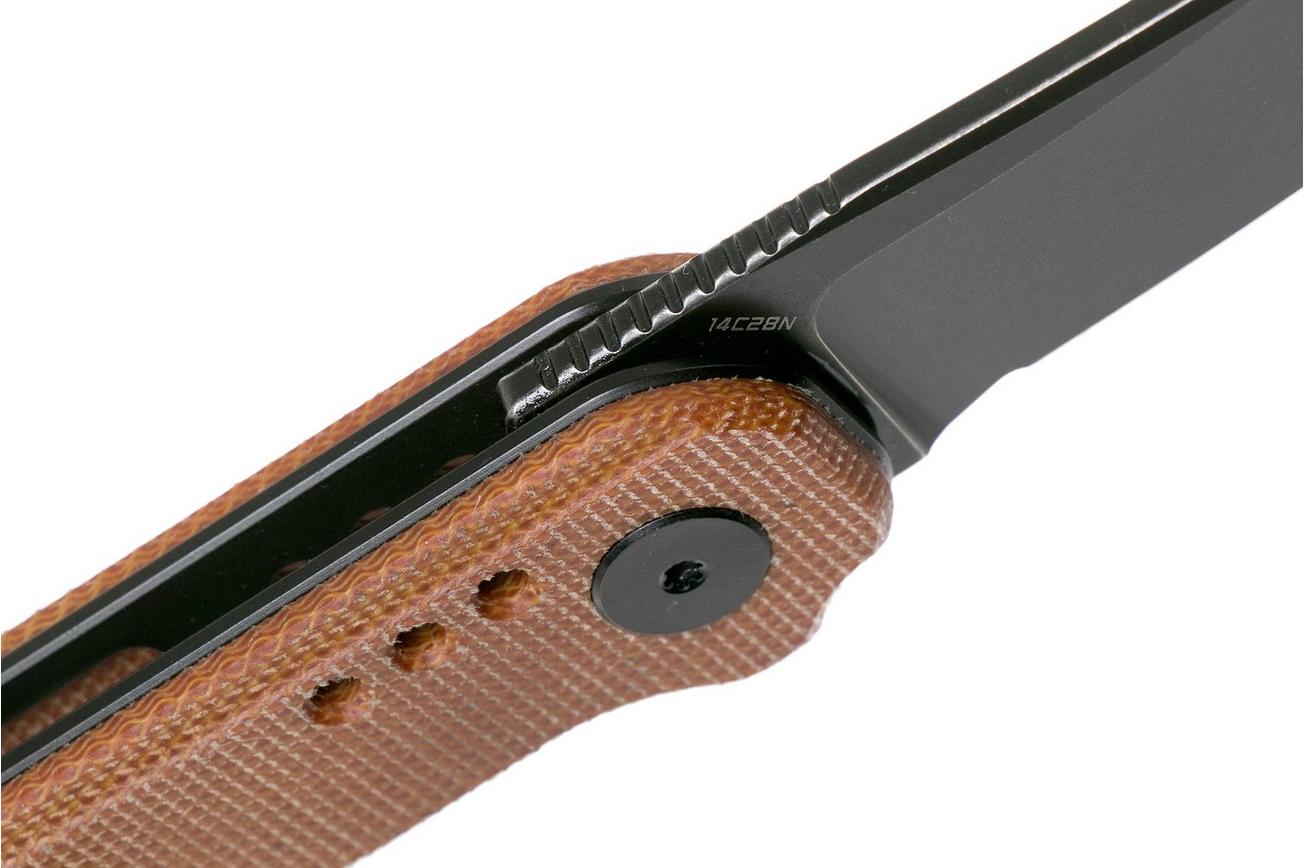 Bestech Syntax BG40F Natural Micarta, Black Stonewashed zakmes, Todd Knife & Tool design