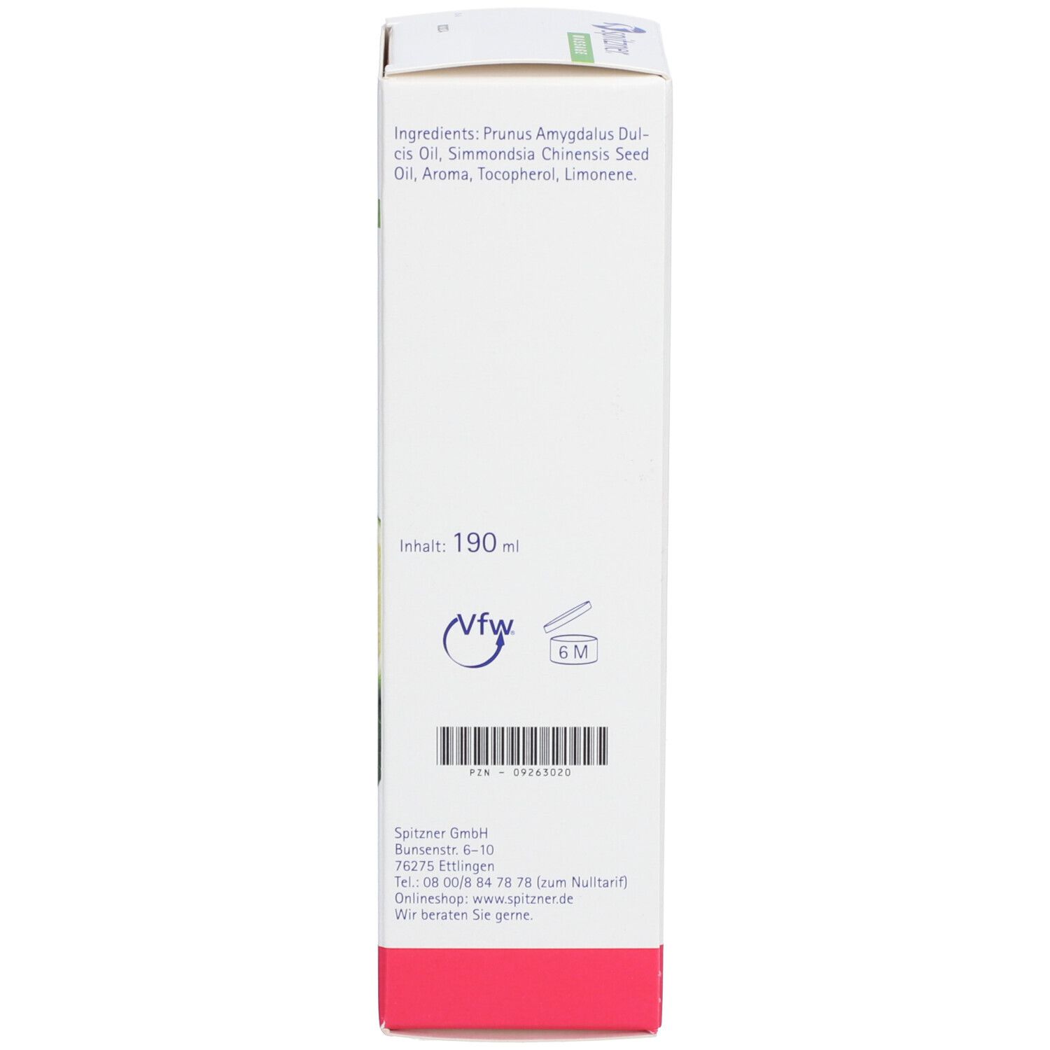 Spitzner® Haut- und Massageoel Feige Limone