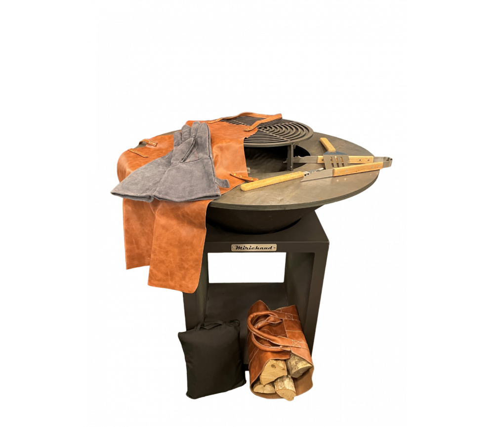 Pack brasero + housse + kit accessoires + gants + tablier +sac a buche