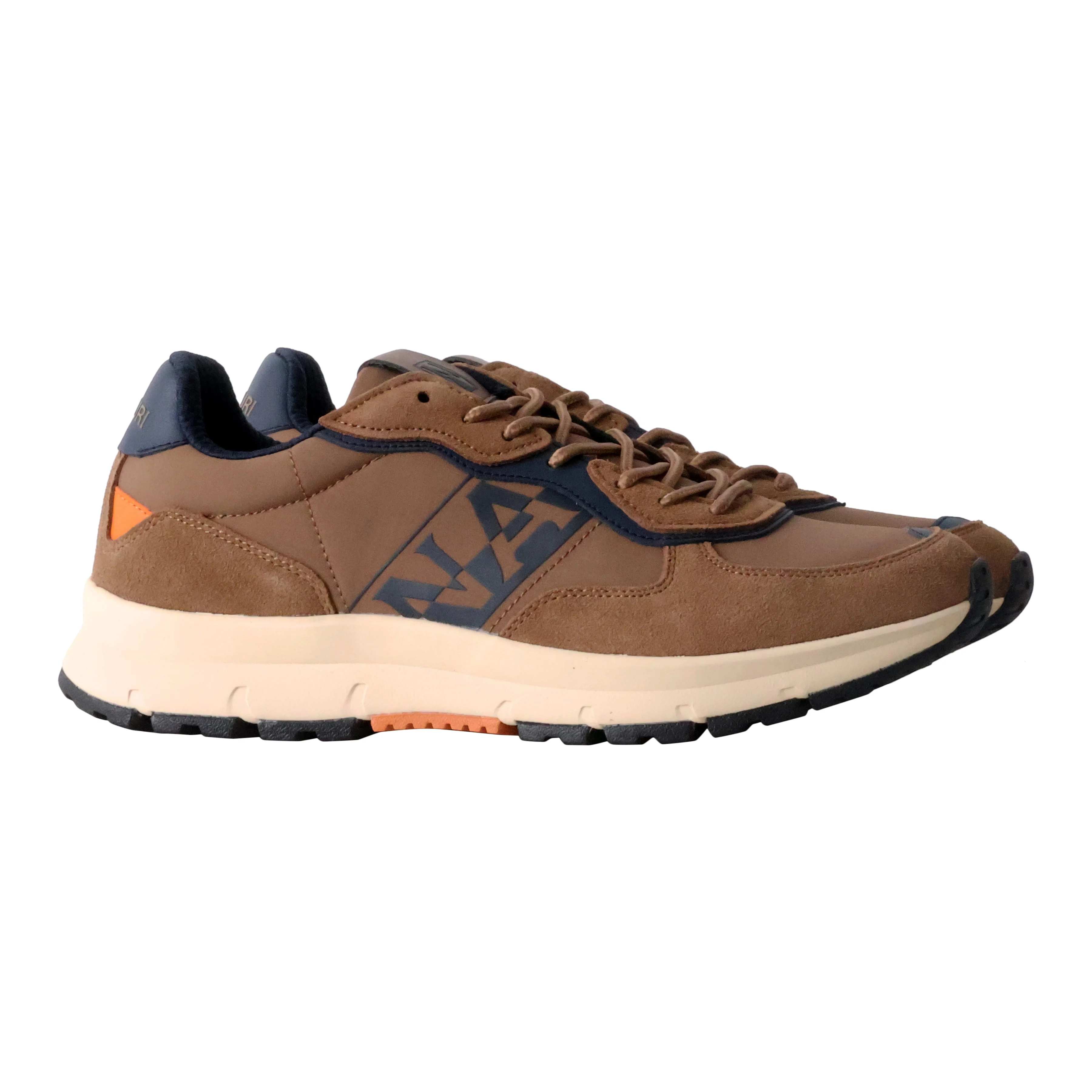 Baskets basses en cuir | Marron