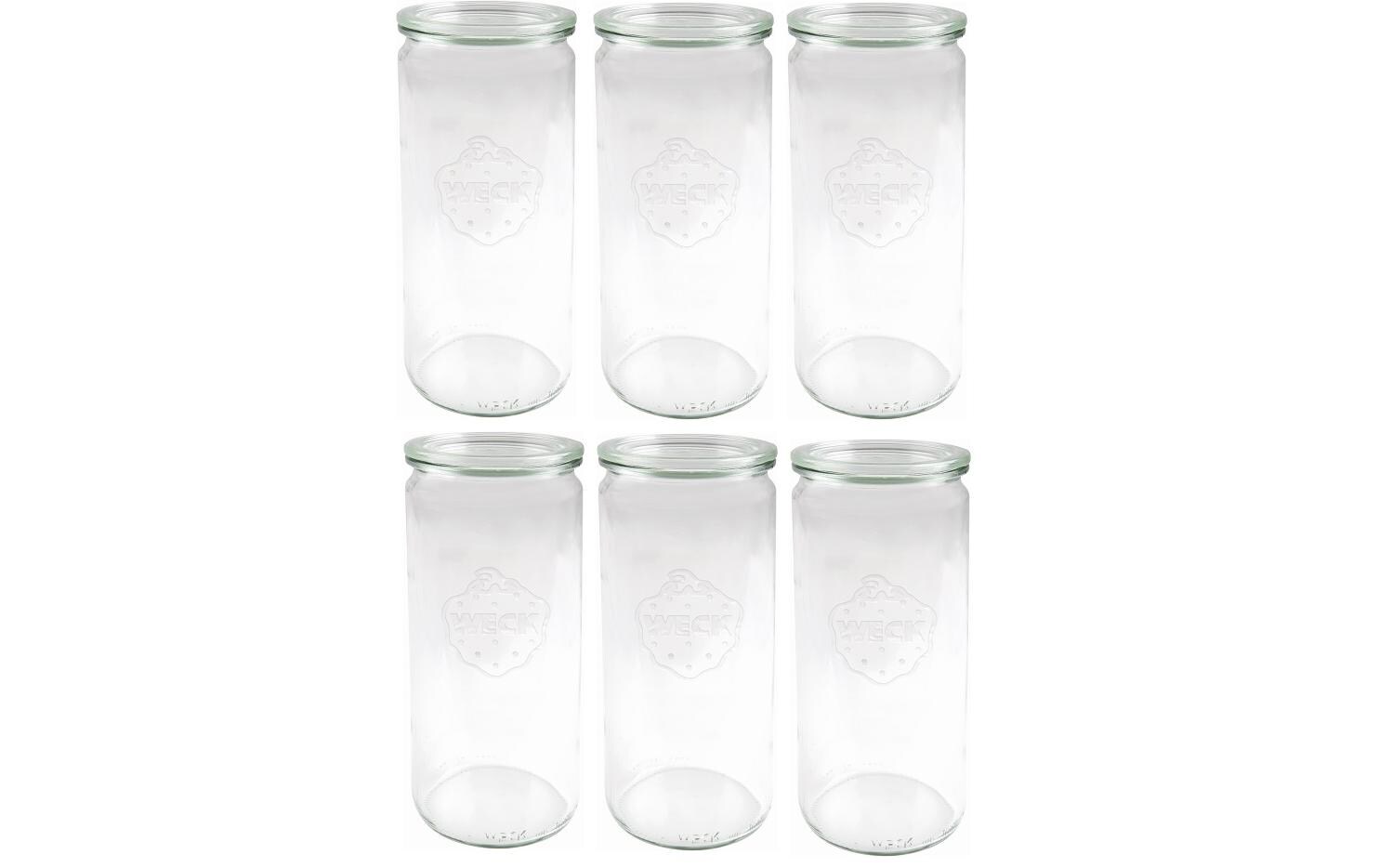 Einmachglas 1040 ml, 6 StückEinmachgläser Set mit Deckel