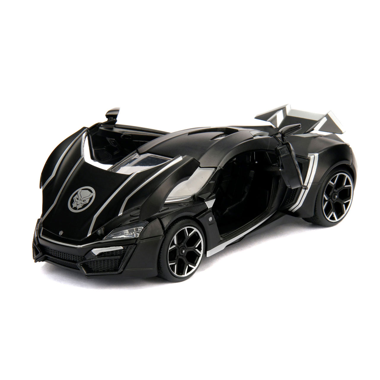 Jada Die-Cast Avengers Black Panther met Auto 1:24