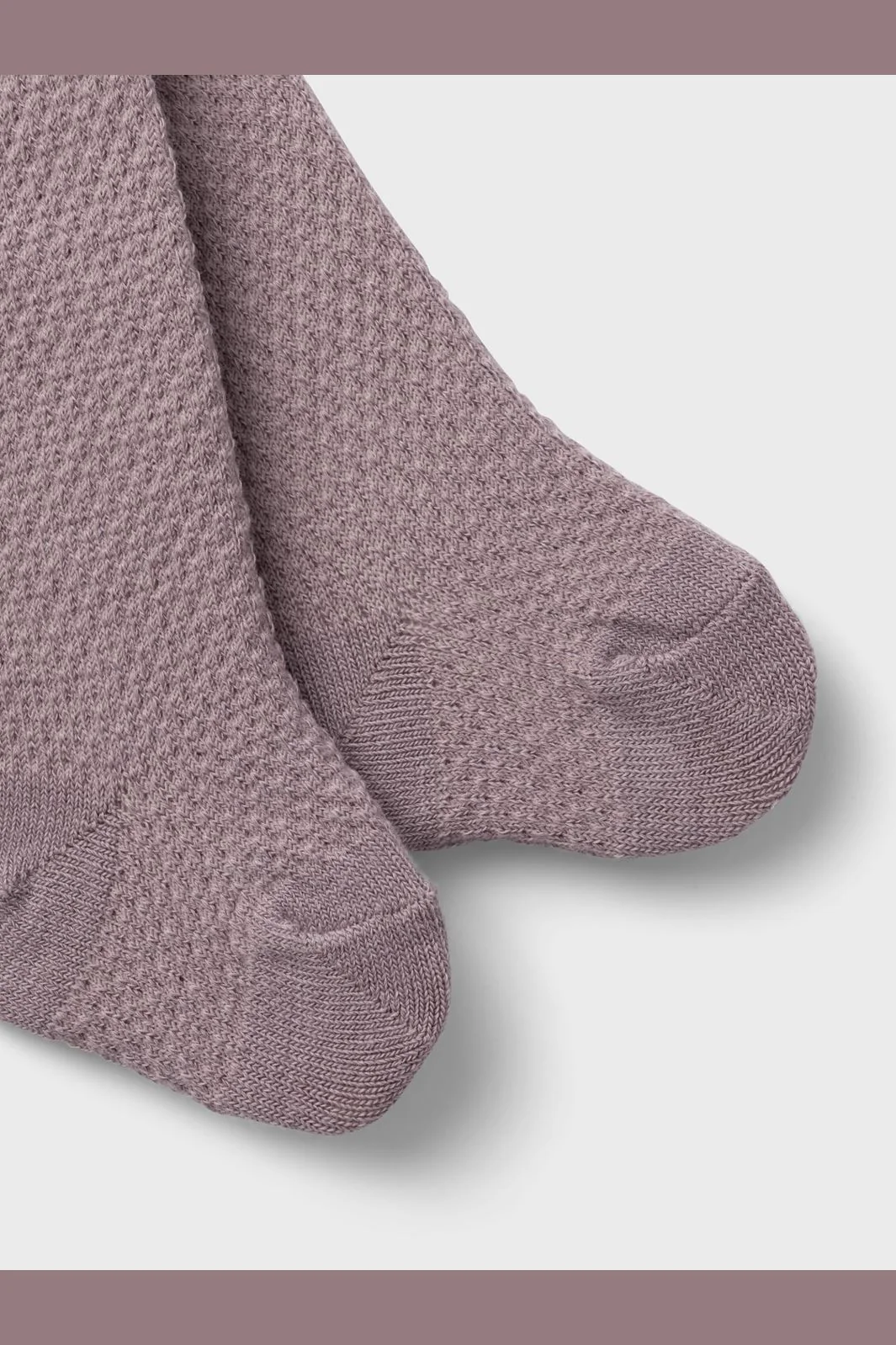 Name It Nbfwakma Wo/Bl Structure Pantyhose 4471735 purple dove
