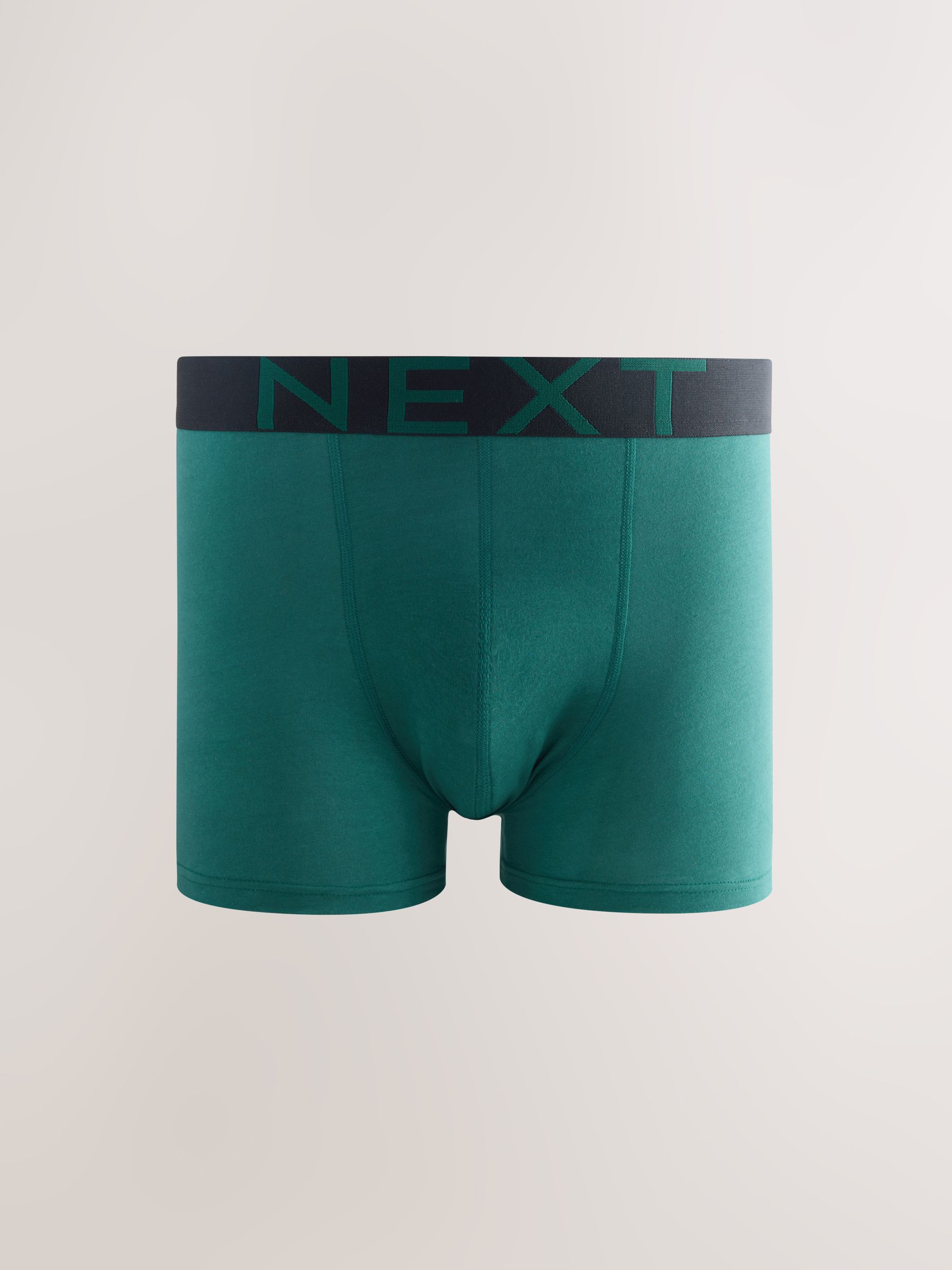Zwart met felgekleurde taillebanden - Verpakking van 8 - Katoenrijke trunk boxers