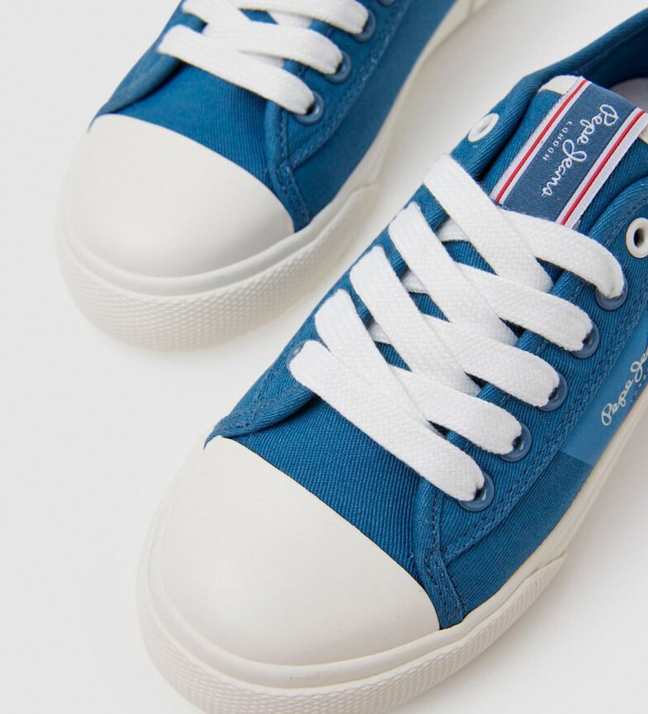 Tênis vulcanizado Pepe Jeans Allen Flag, azul
