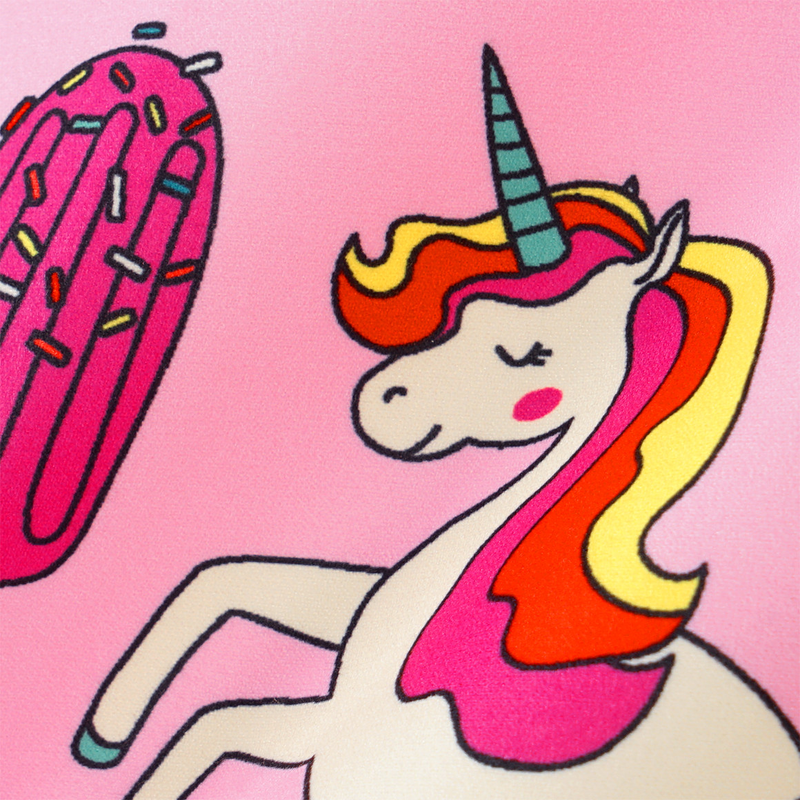 Topolino Mikrofaser-Handtuch mit Einhorn-Motiven rosa