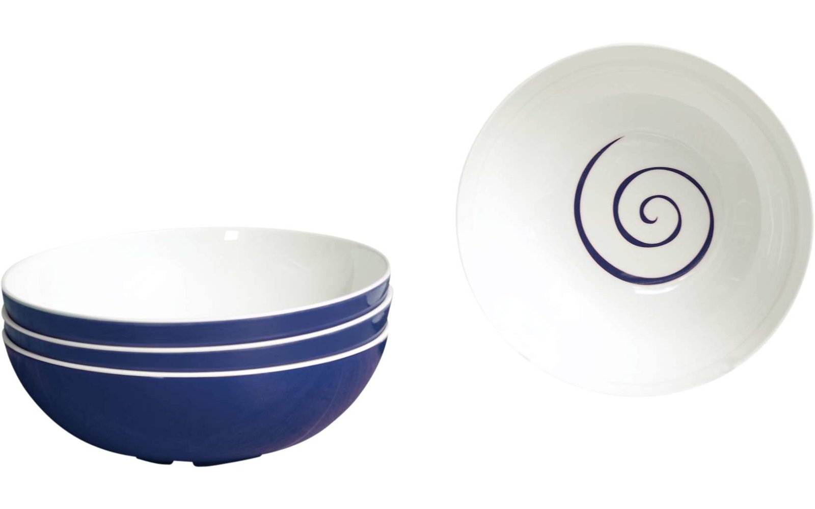 Gimex Twist Müslischale 4er Set Rot