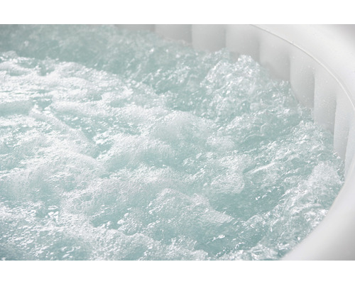 Opblaasbare STARRY Plug & Play hottub voor maximaal 6 personen met filtersysteem, desinfectietechnologie, automatische uitschakel-/stand-byfunctie, timerfunctie en LED-sfeerverlichting, antraciet