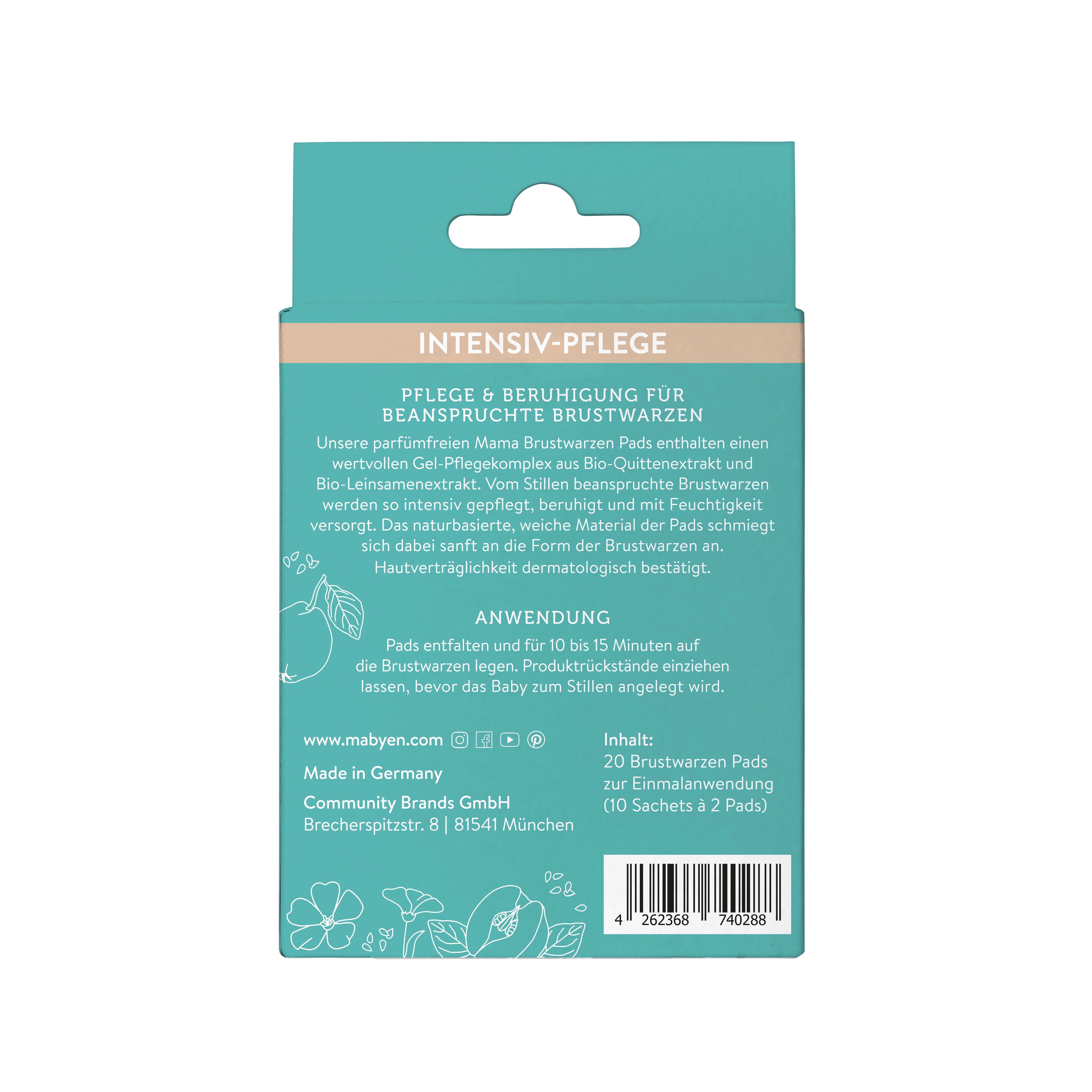 MABYEN Mama Brustwarzen Pads