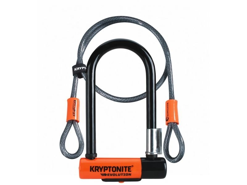 Kryptonite Veloschloss EV Mini-7 inkl. Kryptoflex Kabel Bügelschloss