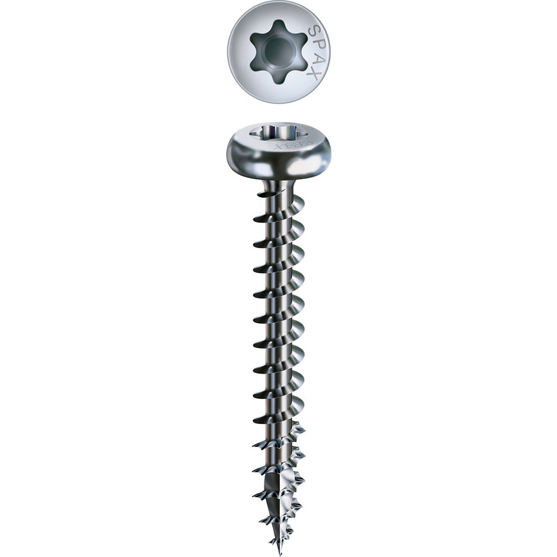 Spax universele schroeven bolkop voldraad 5x80mm TX20