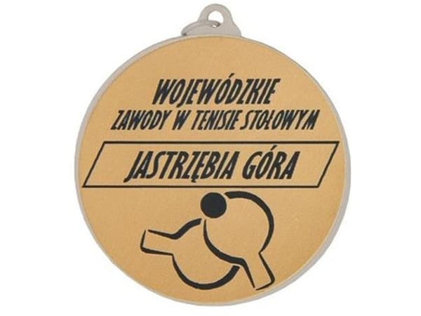 Victoria Sport Metallmedalje med gravering på laminat