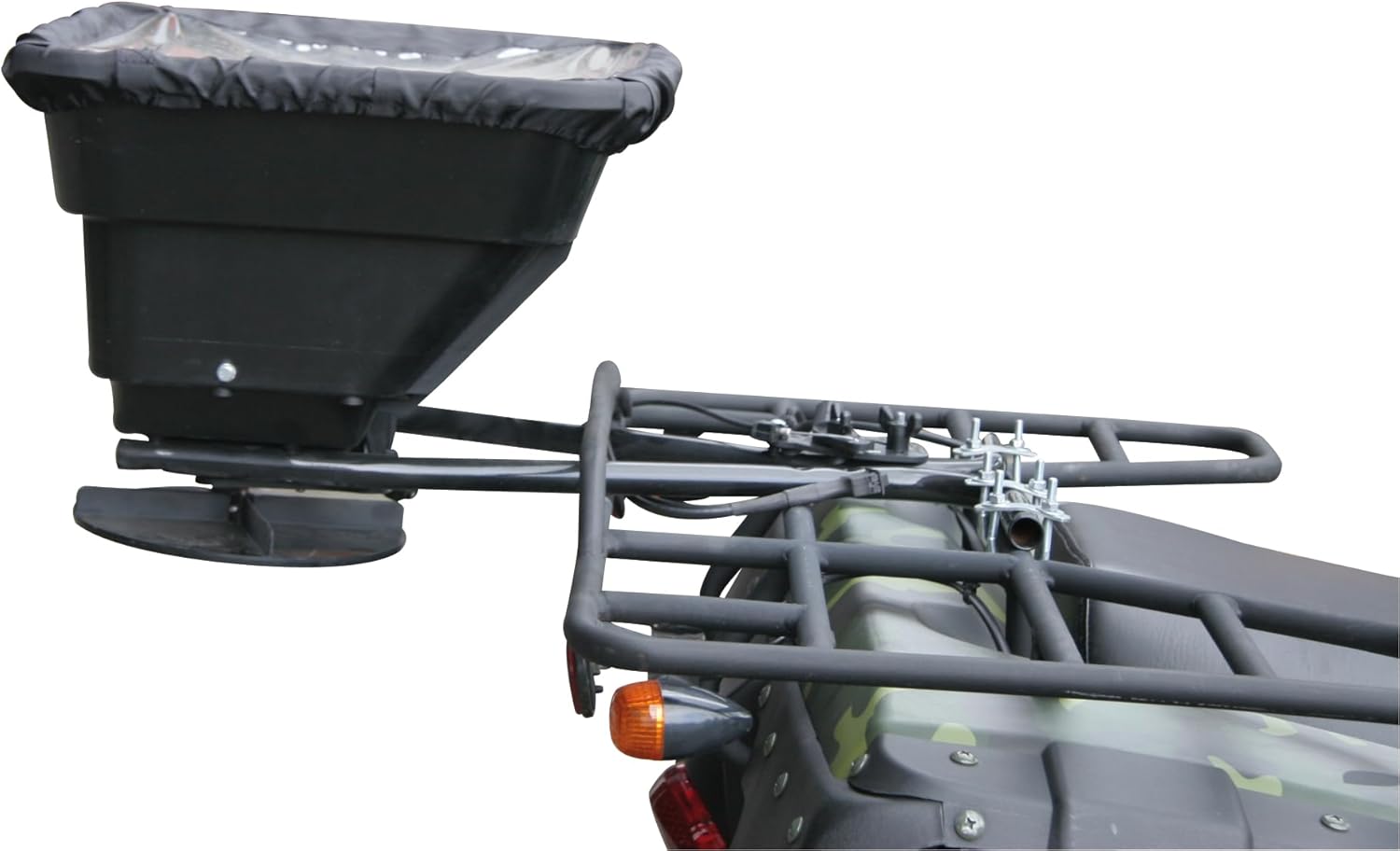 Zentrifugalstreuer Schleuderstreuer elektrisch 12V Streuer für Quad, ATV 31 Liter Salzstreuer Winterdienst Düngerstreuer