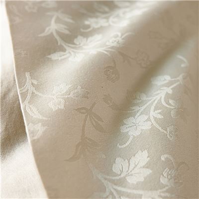Linge de lit satin de coton motif fleurs