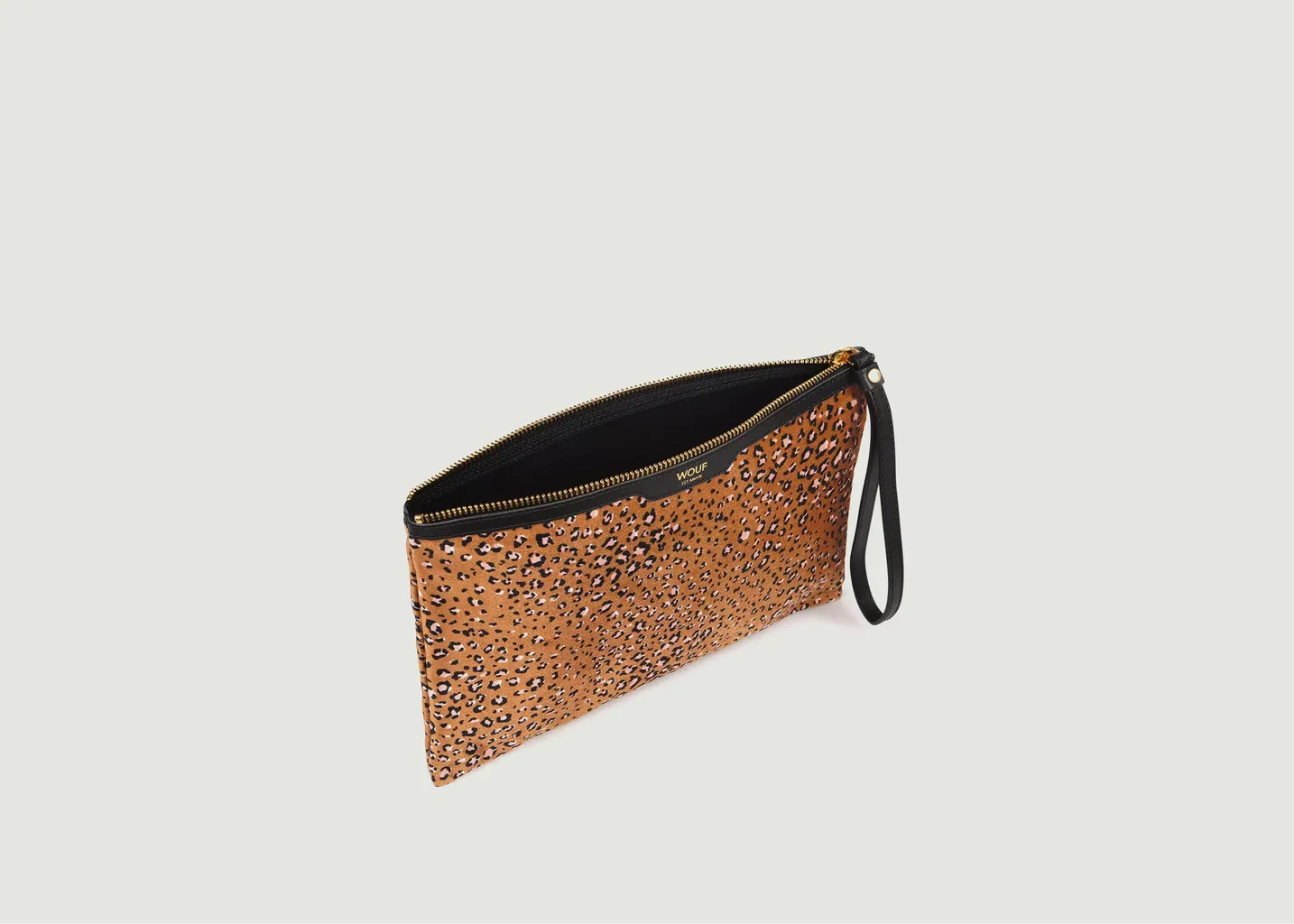 Pochette de soirée motif léopard Bruna Wouf