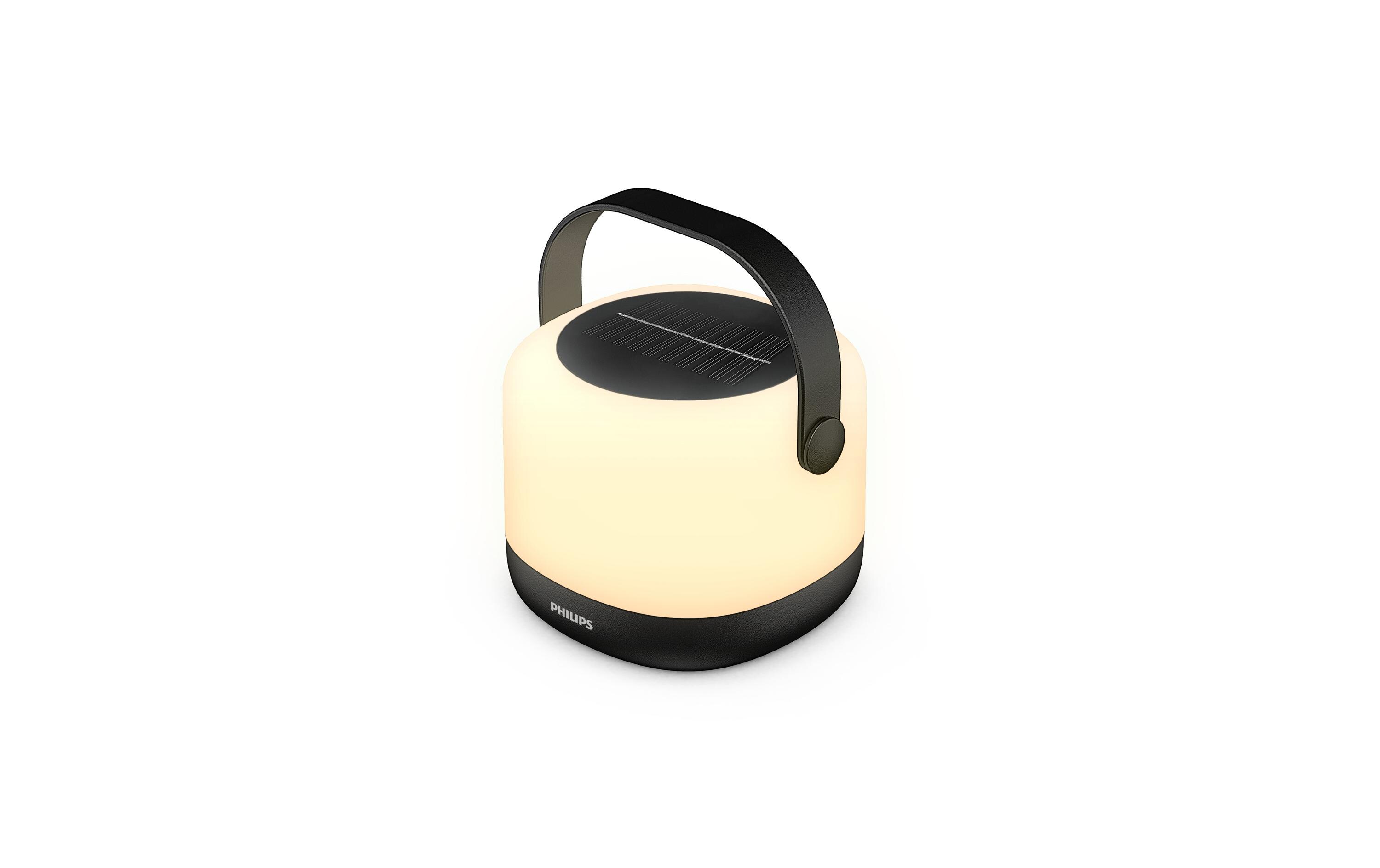 Alula tragbare Solarleuchte, 3000K und RGB, USB, IP44 WeissSolarleuchte