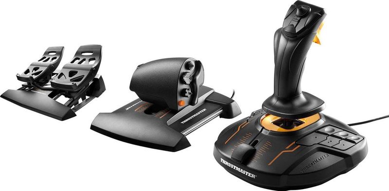 Thrustmaster - T.16000M FCS Flight Pack - Flightstick - Throttle - Pedalen - USB