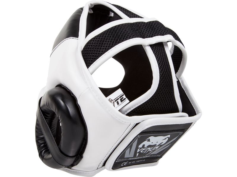 Venum Challenger 2.0 Headgear Schwarz/Weiss Kampfsport Kopfschutz