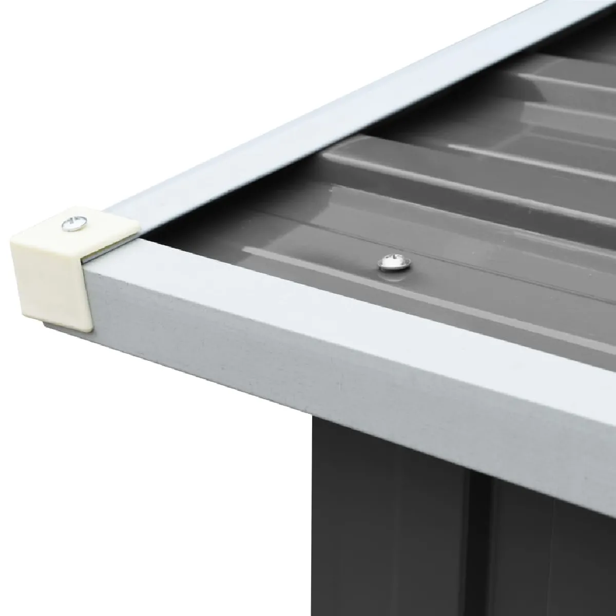 vidaXL Abri de stockage bois - Anthracite