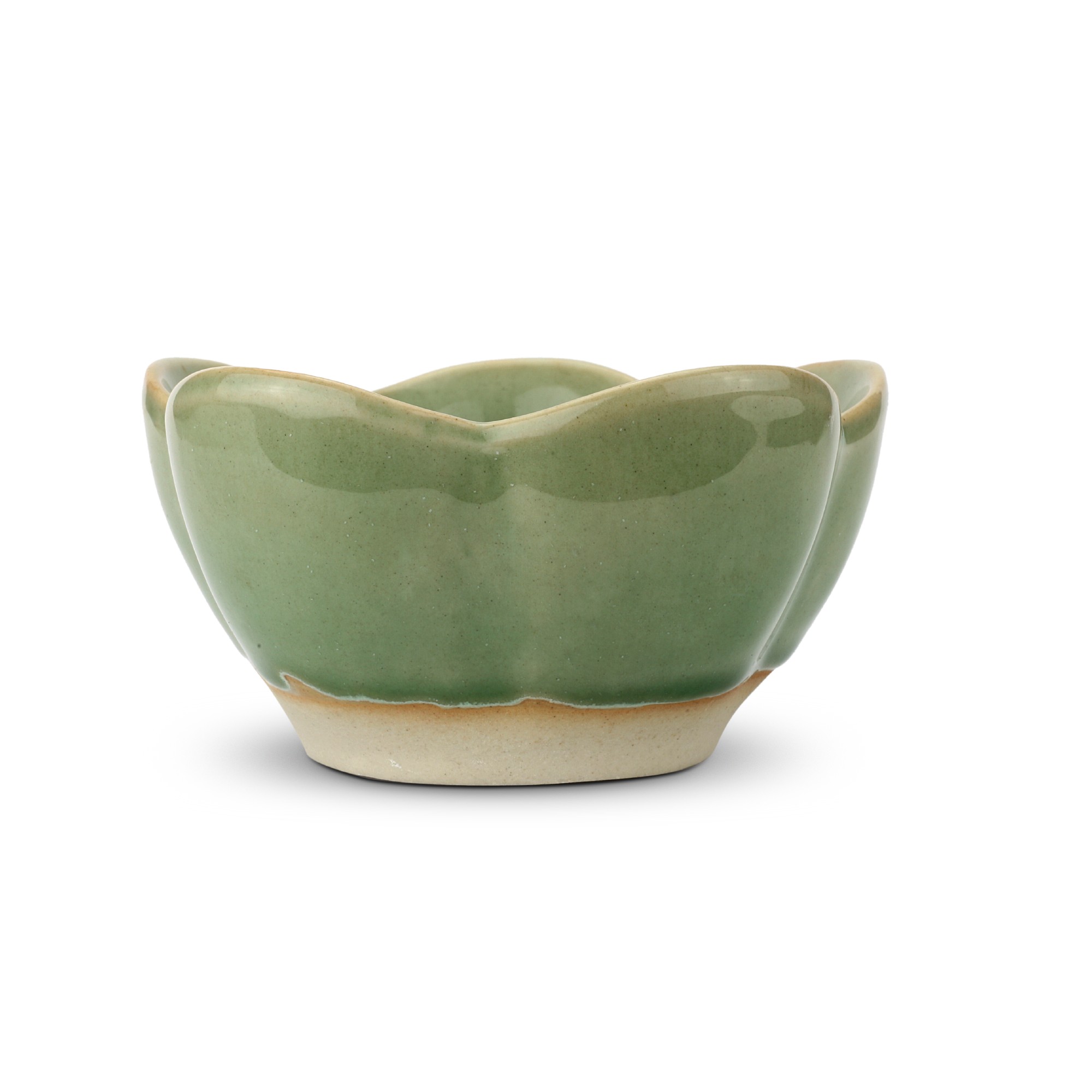 Schale 'Seerose', grün, T 15,5 cm, B 15,5 cm, H 8 cm zu 5,80