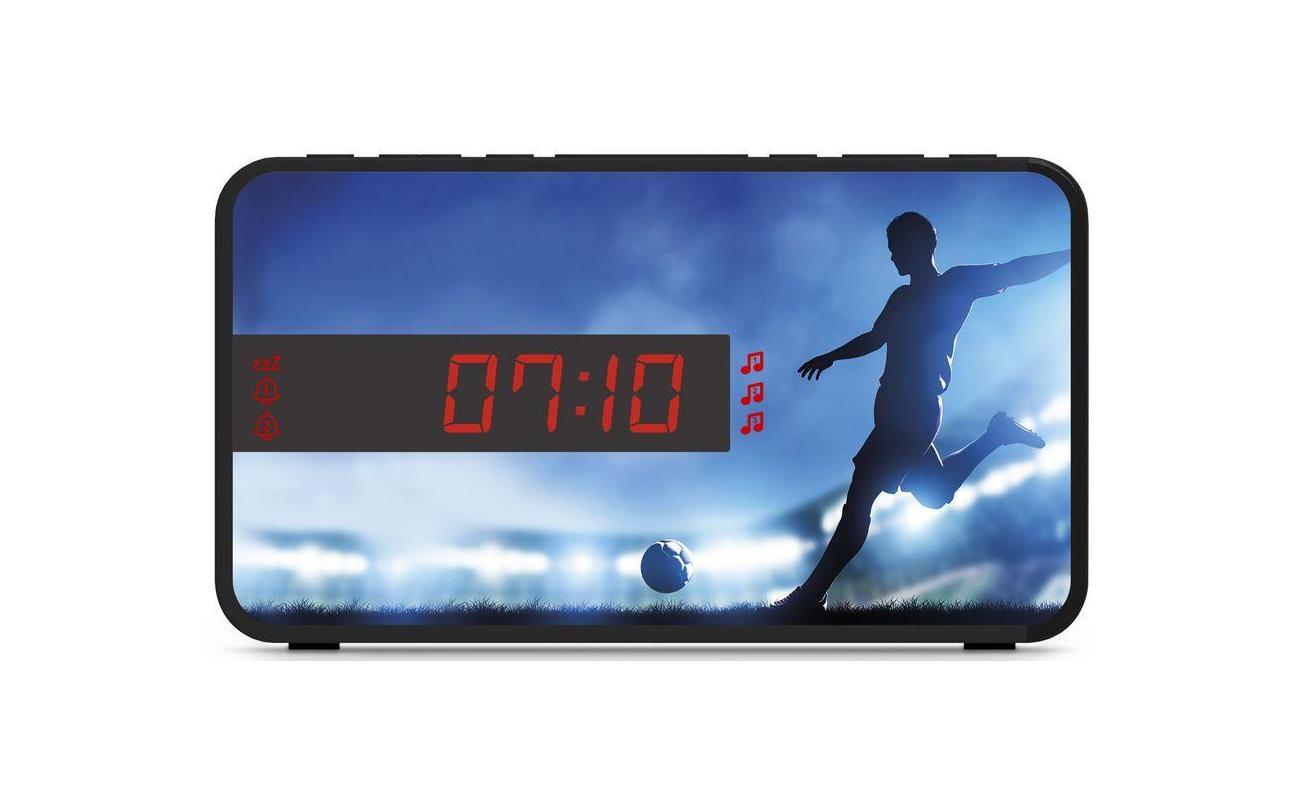 BigBen Wekker Voetbal met 3 verwisselbare covers & geluidseffecten