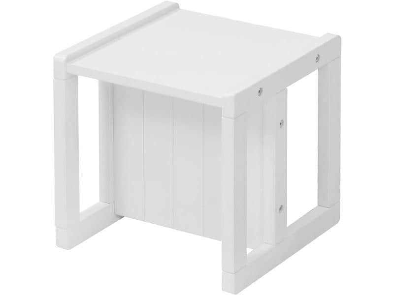 roba Kinderhocker Weiss Sitzhocker im Landhausstil