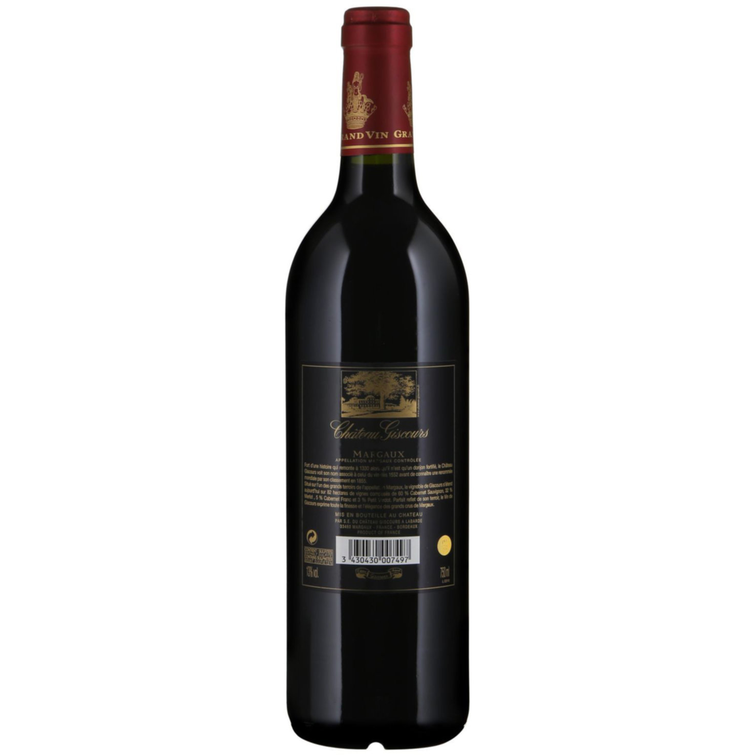 Château Giscours Margaux AC 3ème Cru Classé -75cl