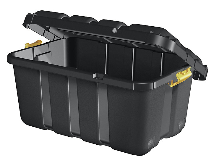 Coffre en plastique Skyda noir 111 L