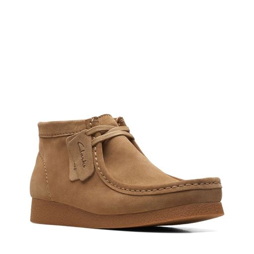 Clarks WallabeeEVO Støvler, Dark Sand Suede, 42.5