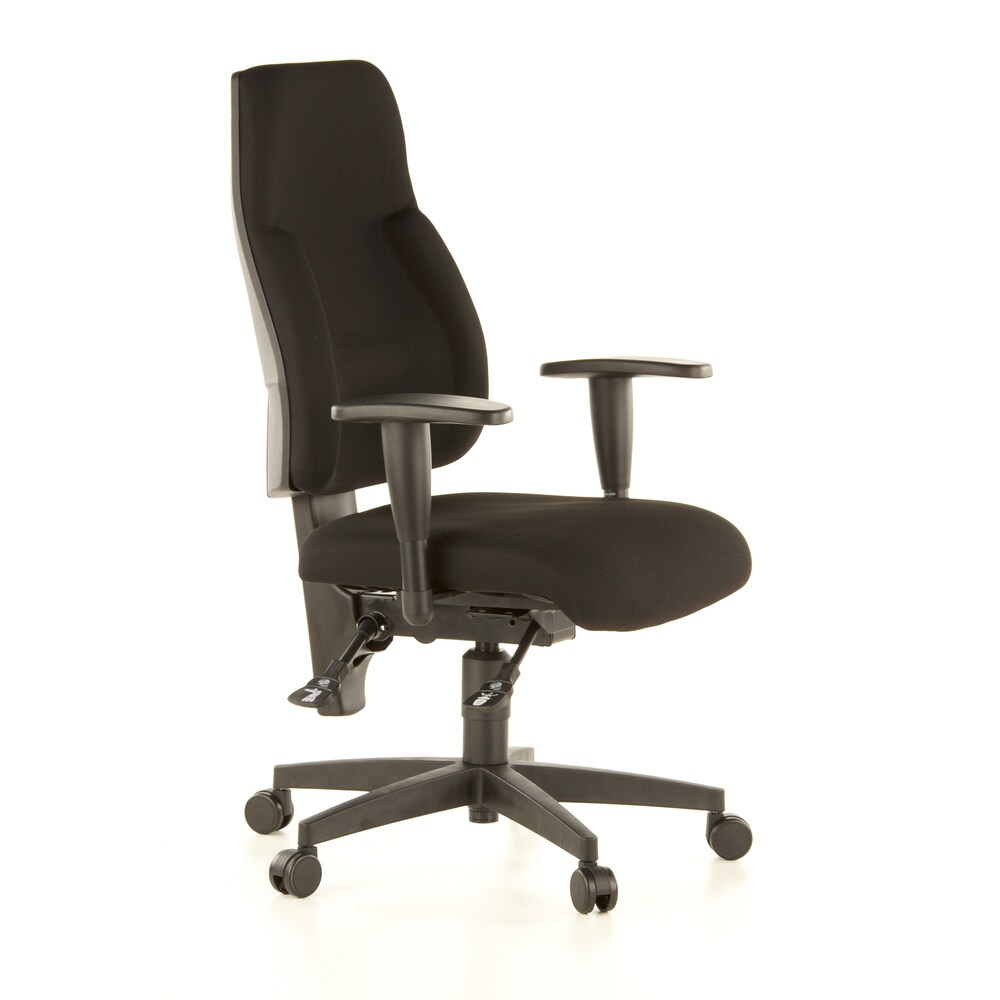 Profi Bürostuhl LADY SITNESS C AL.K2 Stoff mit Armlehnen (höhenverstellbar) Topstar