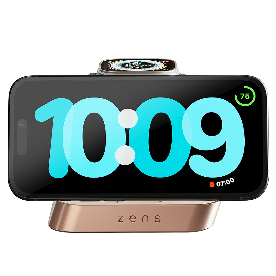 ZENS Magnetic Nightstand Charger Pro 2 (Cuivre)