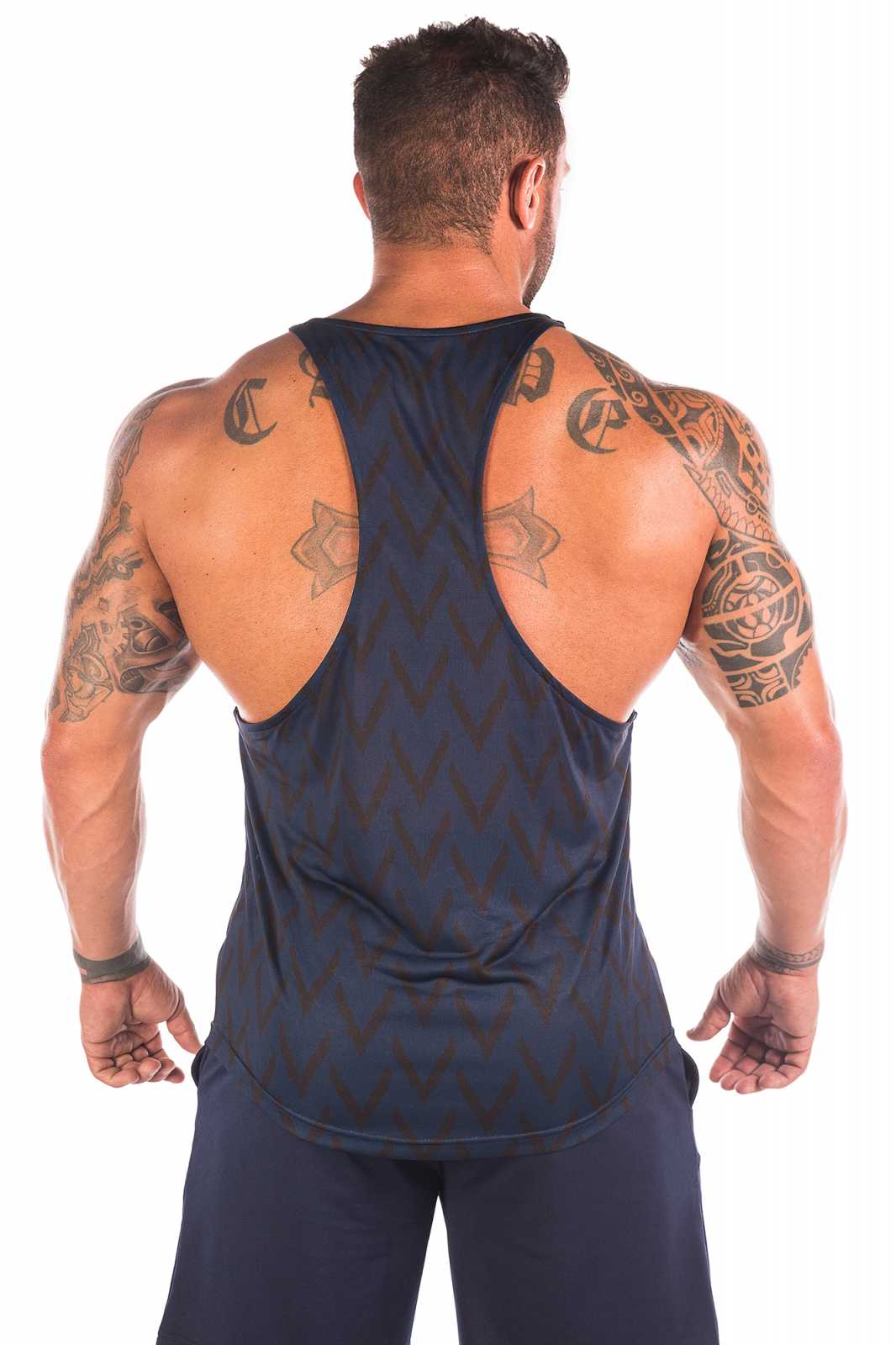 Camiseta sem mangas Zumub Tribe na cor branca.