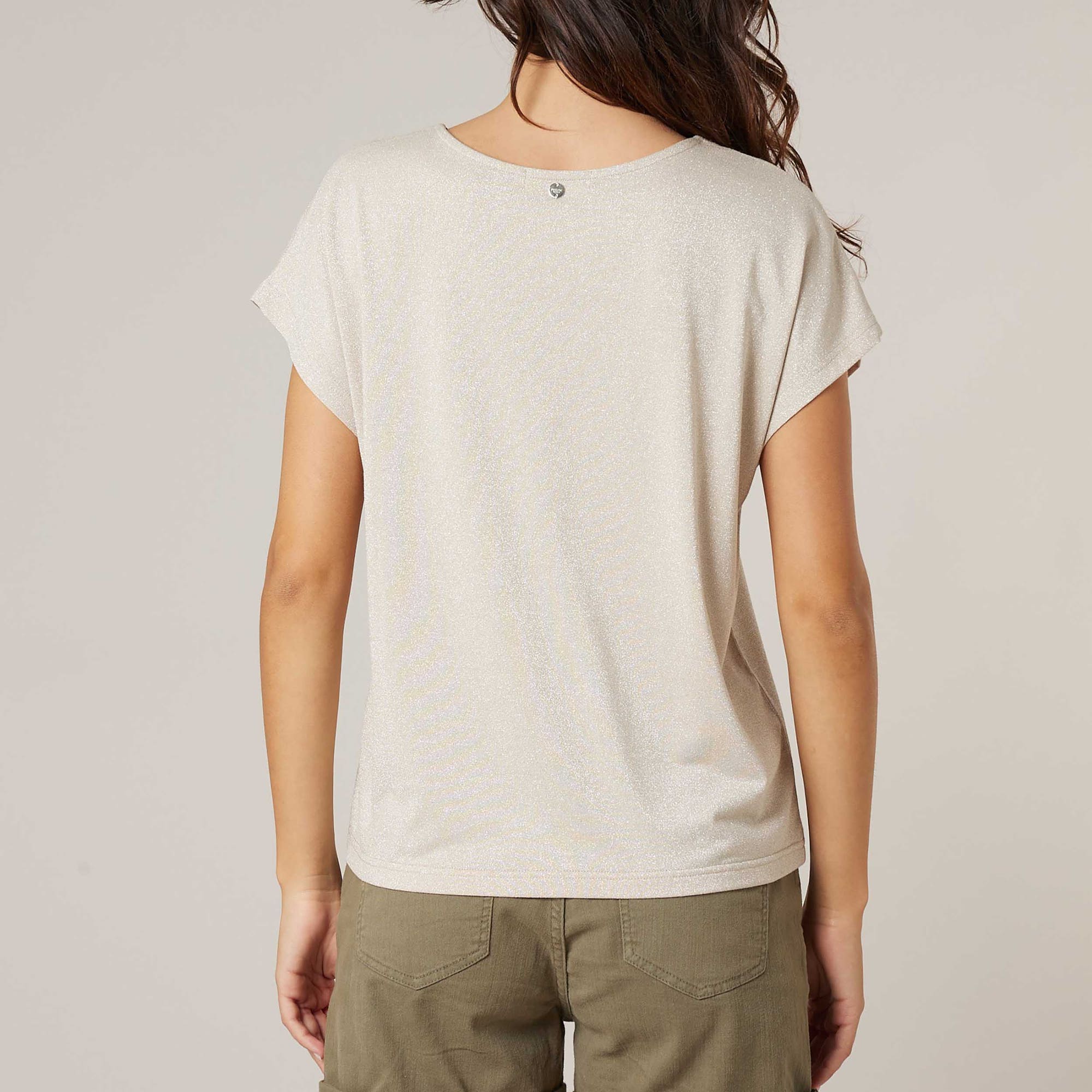 T-shirt Femme beige