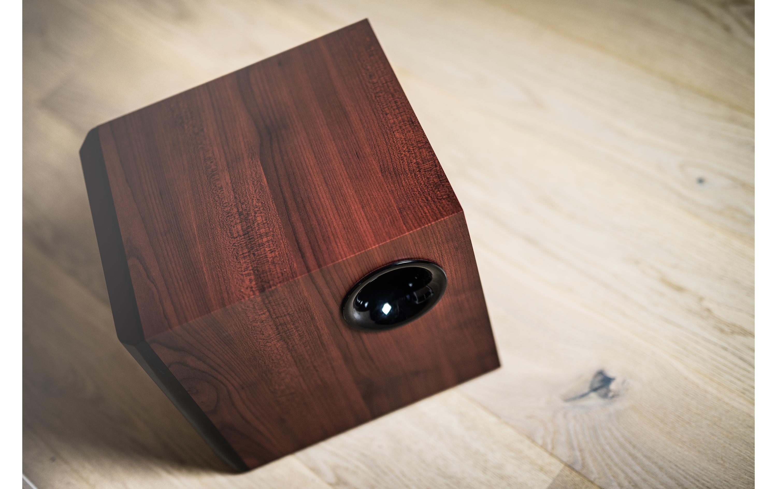 Regallautsprecher Paar S350DB mit Subwoofer Braun<br>Aktive 2.1 Lautsprecher mit Subwoofer und Bluetooth